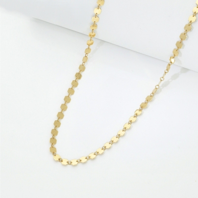 Dainty 18kt yellow gold necklace