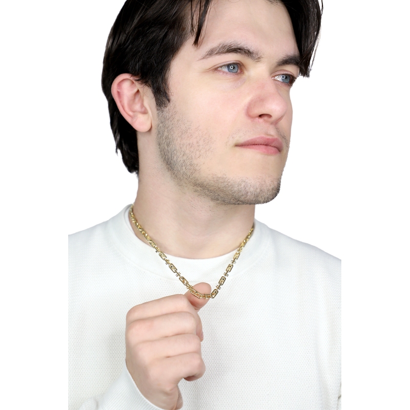 Gold chain in 18kt yellow gold