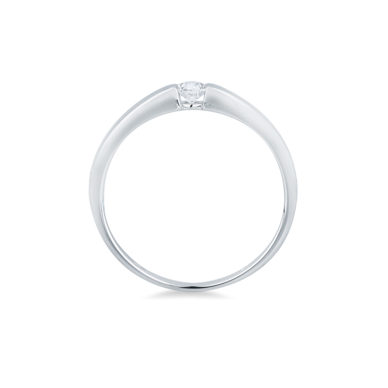 Tension setting white gold ring 0.15 ct diamond Tension setting white gold ring 0.15 ct diamond