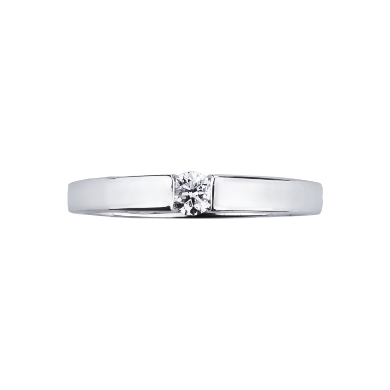 Tension setting white gold ring 0.15 ct diamond Tension setting white gold ring 0.15 ct diamond