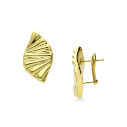 18kt yellow gold earrings