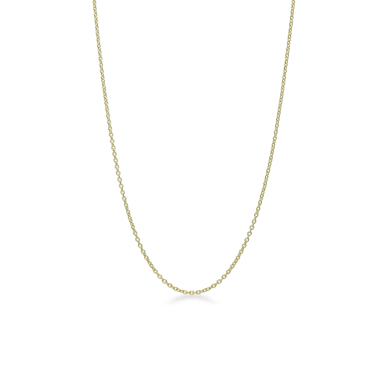 Thin chain necklace in 18kt yellow gold Thin chain necklace in 18kt yellow gold