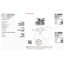 IGI Certified Diamond   CT 0,33   F   I.F. 2