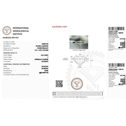 IGI Certified Diamond   CT 0,40   F   I.F. 2