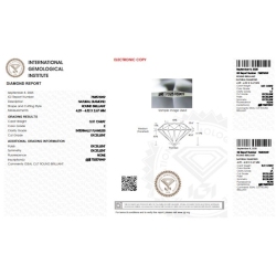 IGI Certified Diamond   CT 0,31   E   I.F. 2
