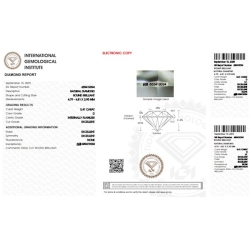 IGI Certified Diamond   CT 0,41   D   I.F. 2