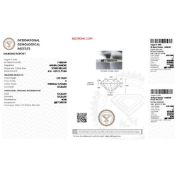 IGI Certified Diamond   CT 0,32   D   I.F. 2