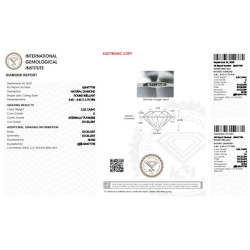 IGI Certified Diamond   CT 0,32   D   I.F. 2