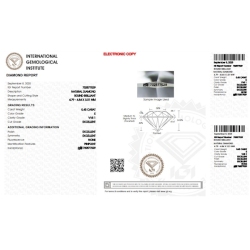 IGI Certified Diamond   CT 0,43   E   VVS 1 2