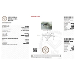 IGI Certified Diamond   CT 0,30   E   I.F. 2