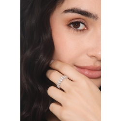 White gold 18k ring with diamonds marquise cut 2