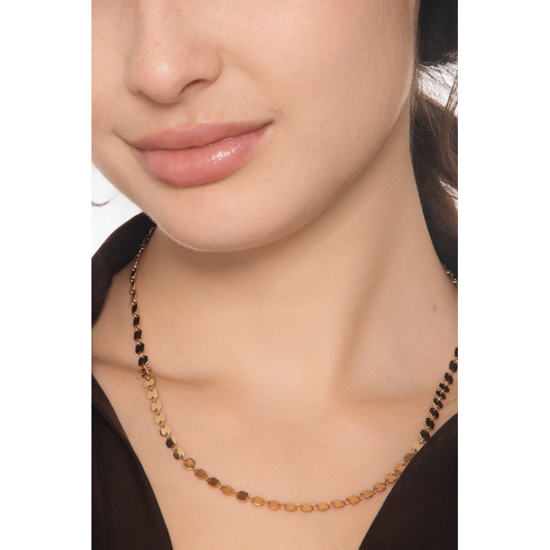 Dainty 18kt yellow gold necklace