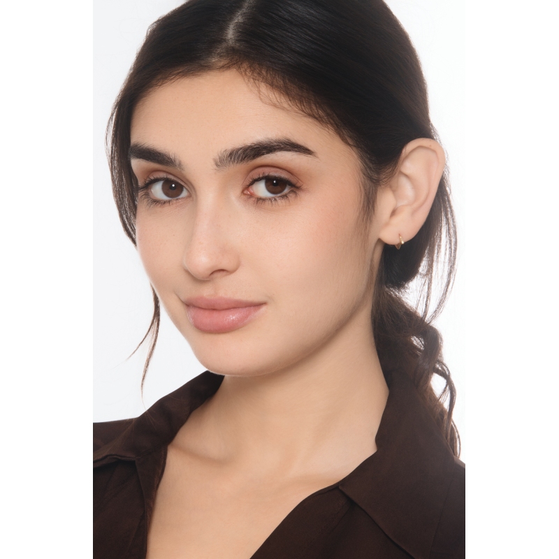 Little stars earrings in yellow gold 18k