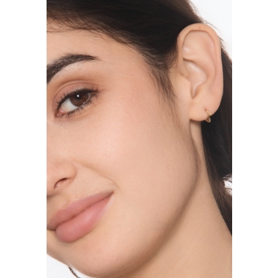 Little stars earrings in yellow gold 18k