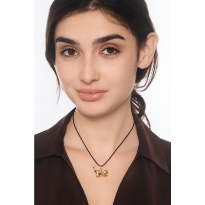 Cat charm 18kt yellow gold 