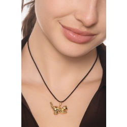 Cat charm 18kt yellow gold  2
