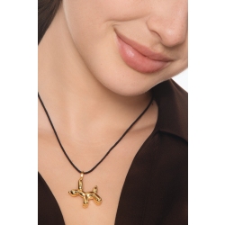 Baloon dog 18kt yellow gold charm 2