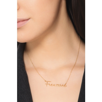 Customizable necklace in 18k yellow gold, FRANCESCA