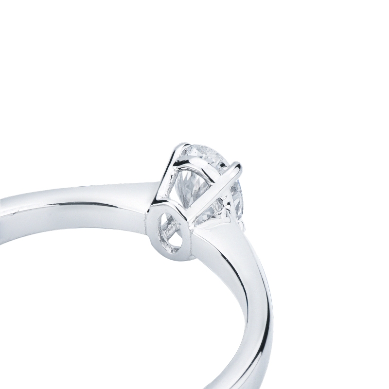Oval solitaire ring with 0.50ct GIA diamond