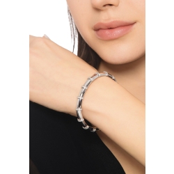 18k white gold stretch bracelet with diamonds 2