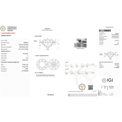 IGI Certified Diamond   CT 1,00  G  VS 2 2
