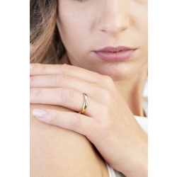 18k yellow and white gold anniversary ring  2