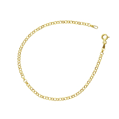 18k yellow gold classical men bracelet 