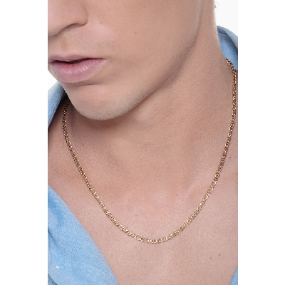 Small anchor 18k yellow gold chain