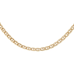 Small anchor 18k yellow gold chain 2