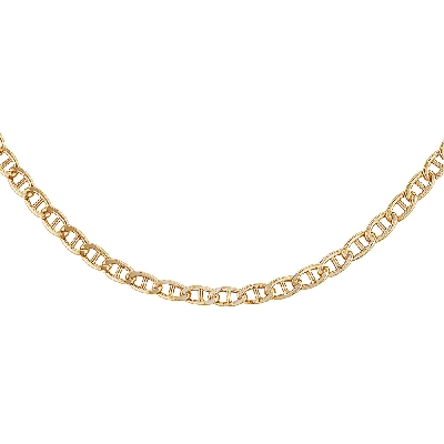 Small anchor 18k yellow gold chain
