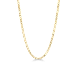 Small anchor 18k yellow gold chain