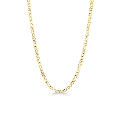 Small anchor 18k yellow gold chain