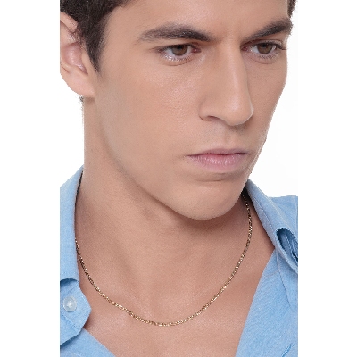 Necklace 18k Gold with Groumette