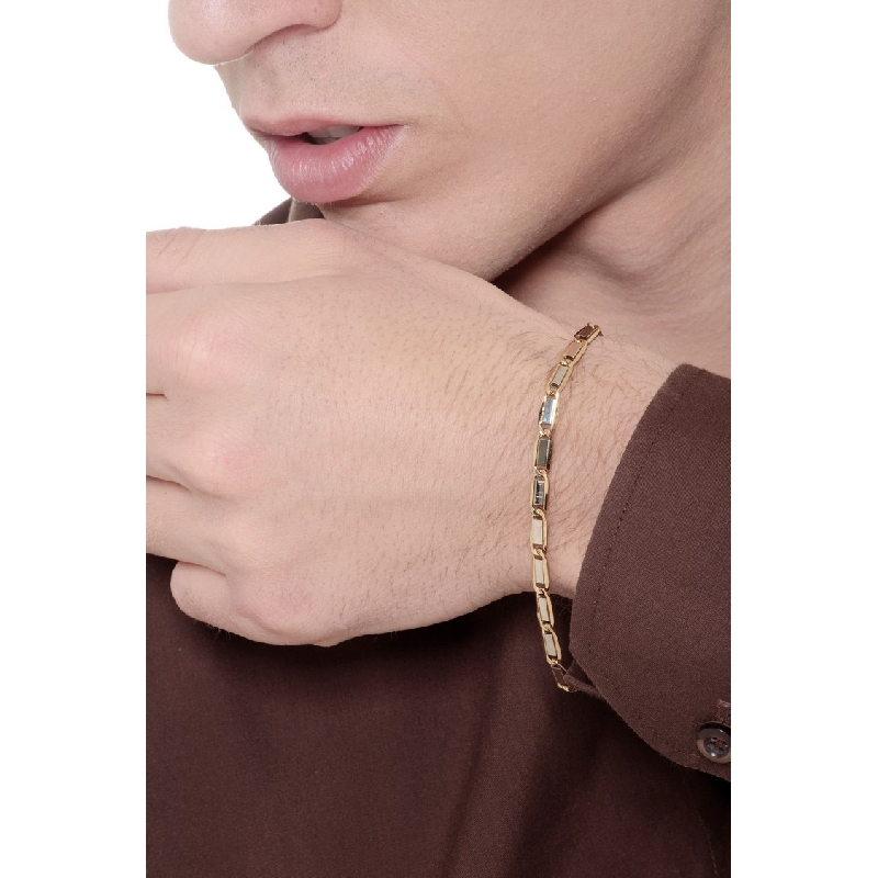 Bracelet 18k White Gold, Gold cm 21