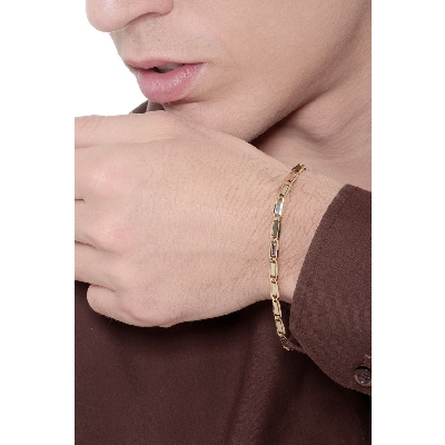 Bracelet 18k White Gold, Gold cm 21