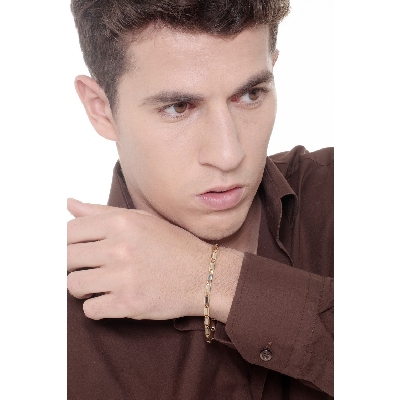 Bracelet 18k White Gold, Gold cm 21