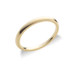 18k yellow gold comfortable wedding ring