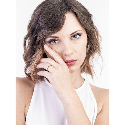 18k yellow gold comfortable wedding ring