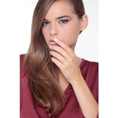 18k yellow gold eternity ring with diamonds 