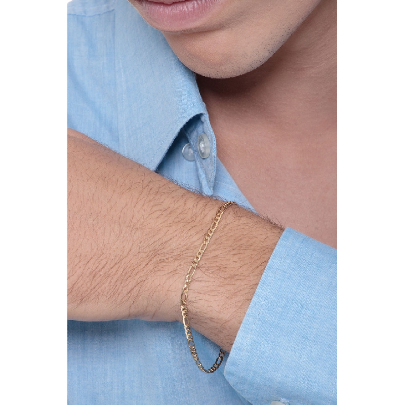 750 yellow gold bracelet for man