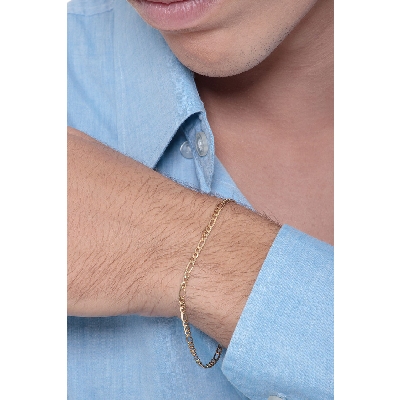 750 yellow gold bracelet for man