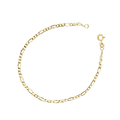 750 yellow gold bracelet for man