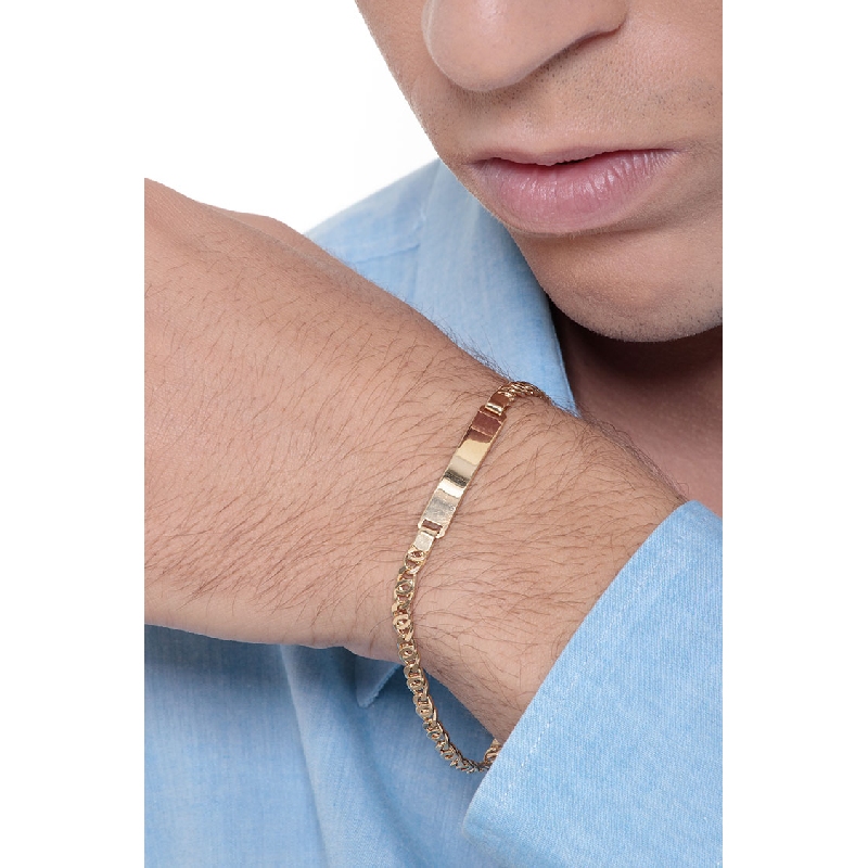 Bracelet 18k yellow Gold with platelet